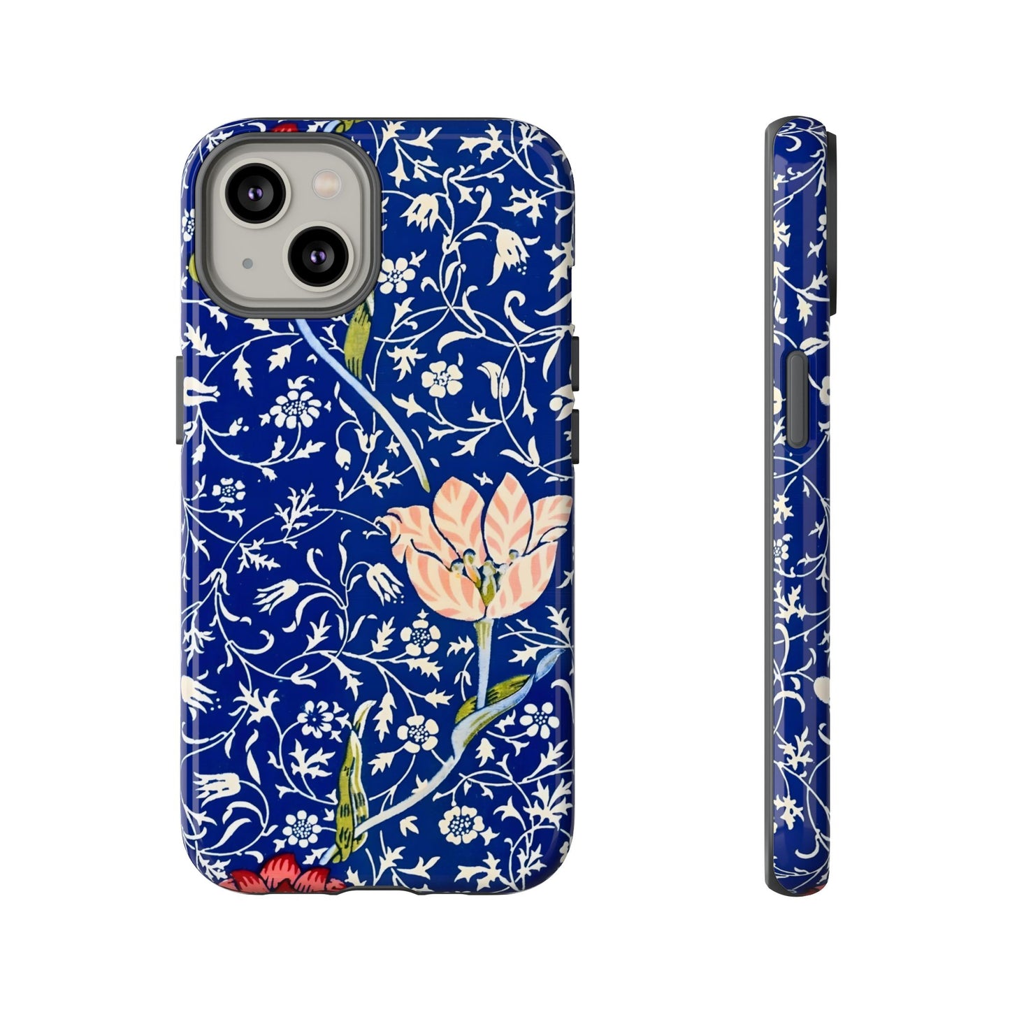 Floral Phone Case, Unique Tough Phone Cover, Gift for Her, Spring Decor, Durable Protective Case, Elegant Floral Design