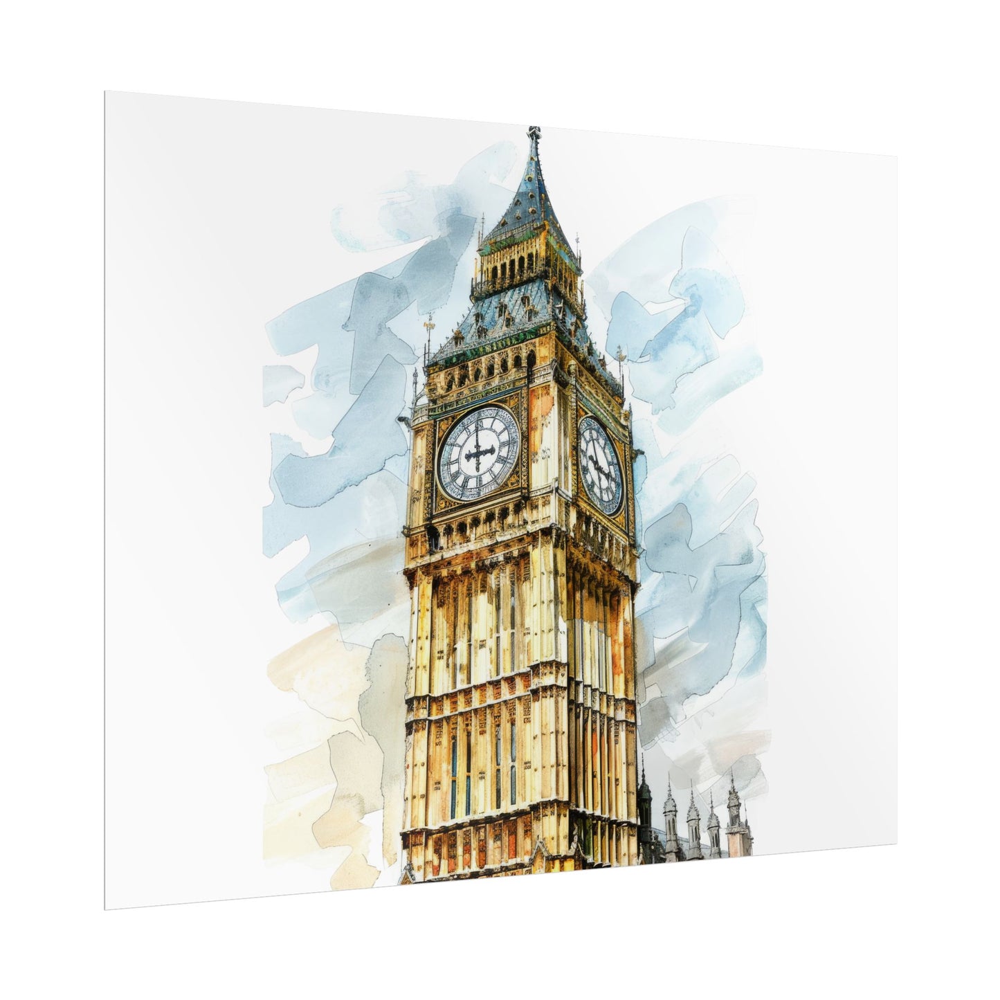 London Tower Rolled Posters
