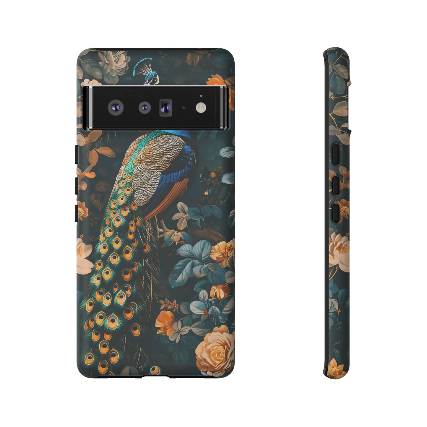 Peacock Phone Case - Elegant Floral Design, Tough Case for Protection, Unique Gift for Nature Lovers, Stylish Accessory, Eco-Friendly