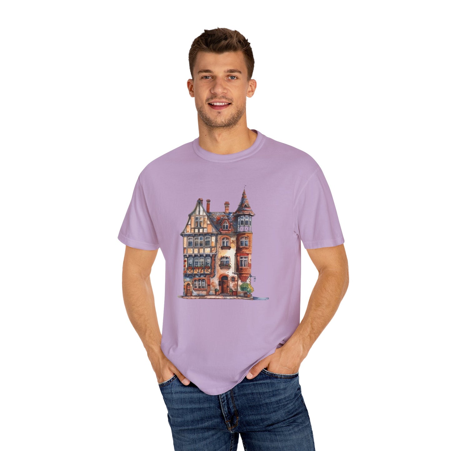 Unisex Garment-Dyed T-shirt - British Historic House