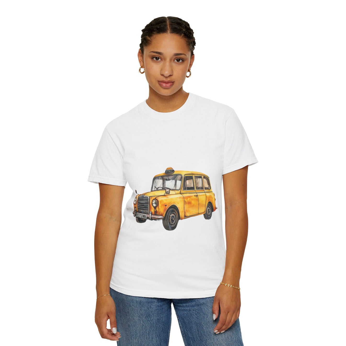 Unisex Garment-Dyed T-shirt - Vintage British Car