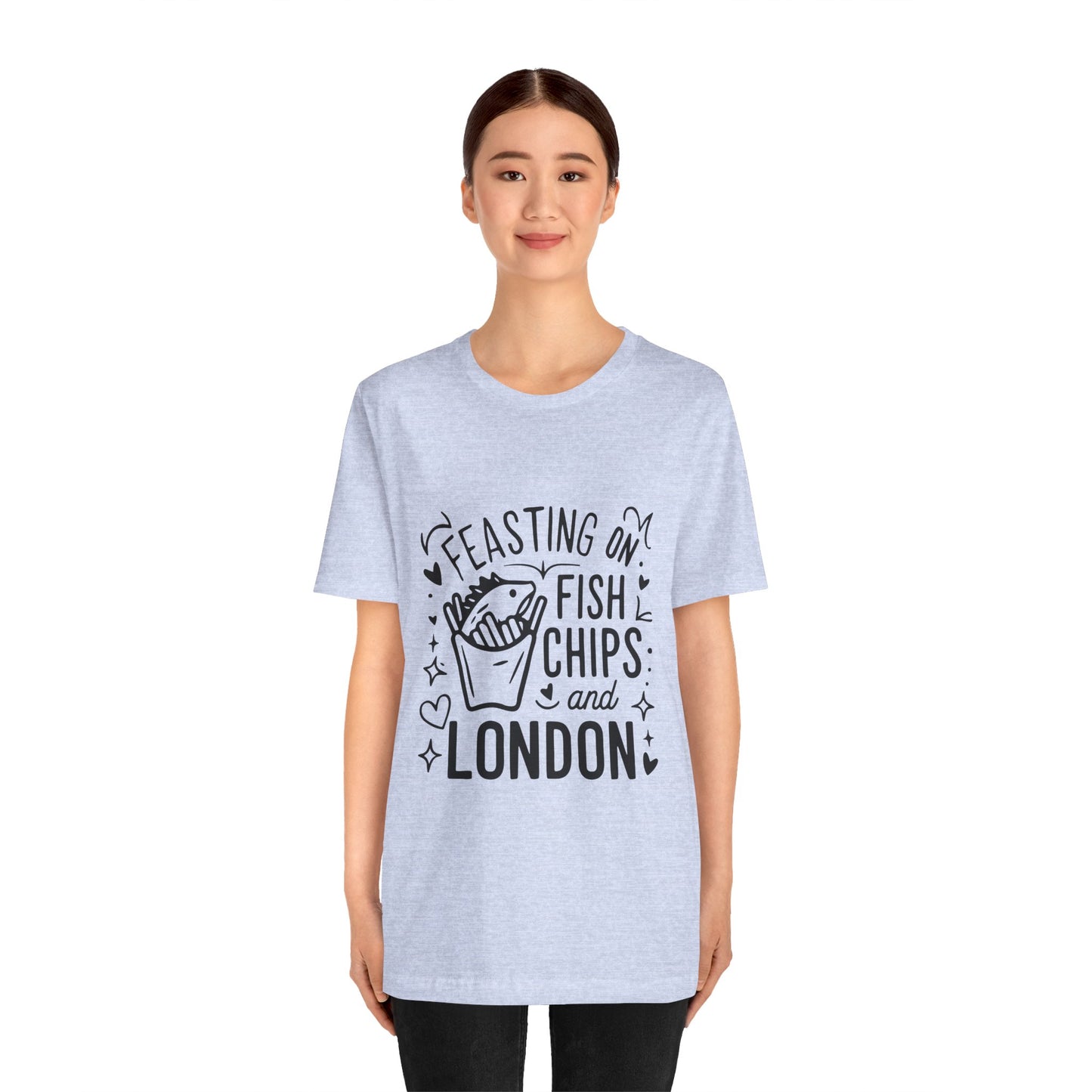 Unisex Jersey Short Sleeve Tee - Fsih Chips and London