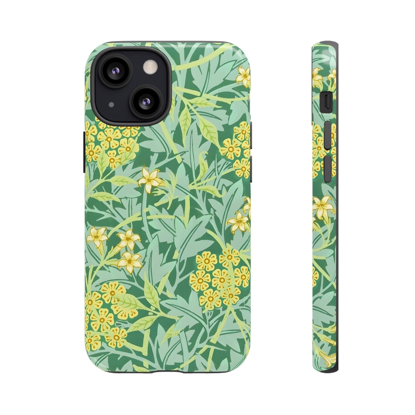 Tough Cases Organic Floral Phone Case, Stylish iPhone Cover, Eco-Friendly Gift, Nature Lover Accessory, Spring Decor, Unique Phone Protector