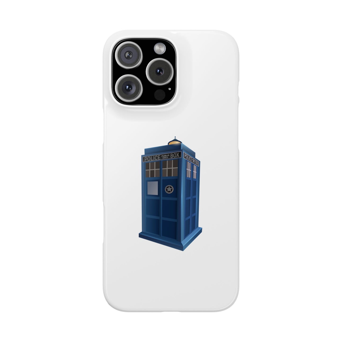 Doctor Who TARDIS Slim Phone Cases, Sci-Fi Phone Covers, Whovian Gifts, Geeky Accessories, Birthday Presents, Fun Tech Gear
