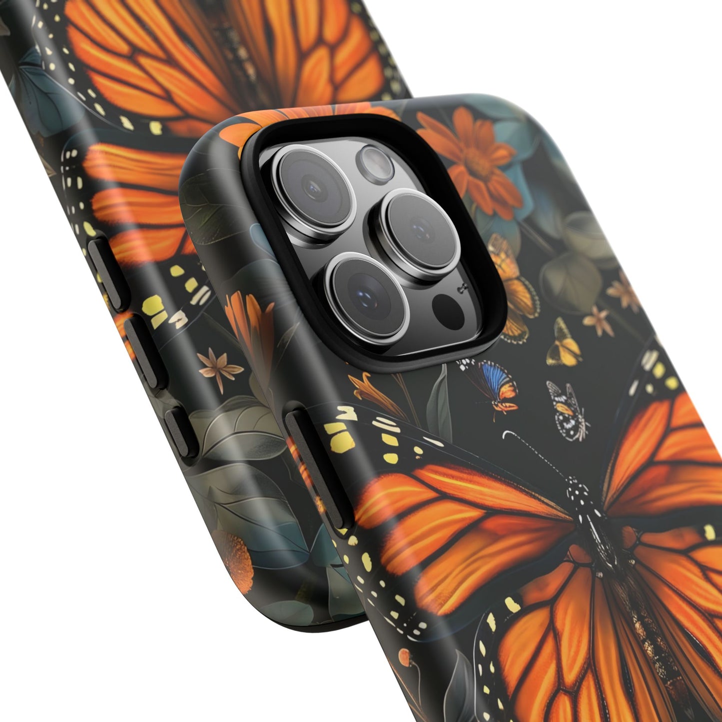 Monarch Butterfly Phone Case, Tough Cases, Nature Lover Gift, Floral Mobile Cover, Eco-Friendly Phone Accessory, Butterfly Design
