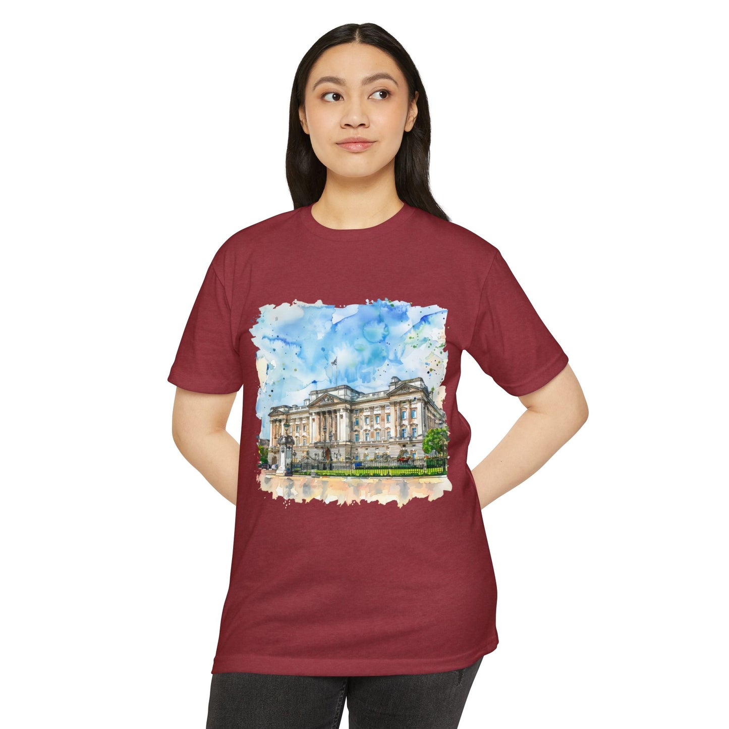 Unisex CVC Jersey T-shirt - England Aesthetics - Embracing Classic British Charm and Style