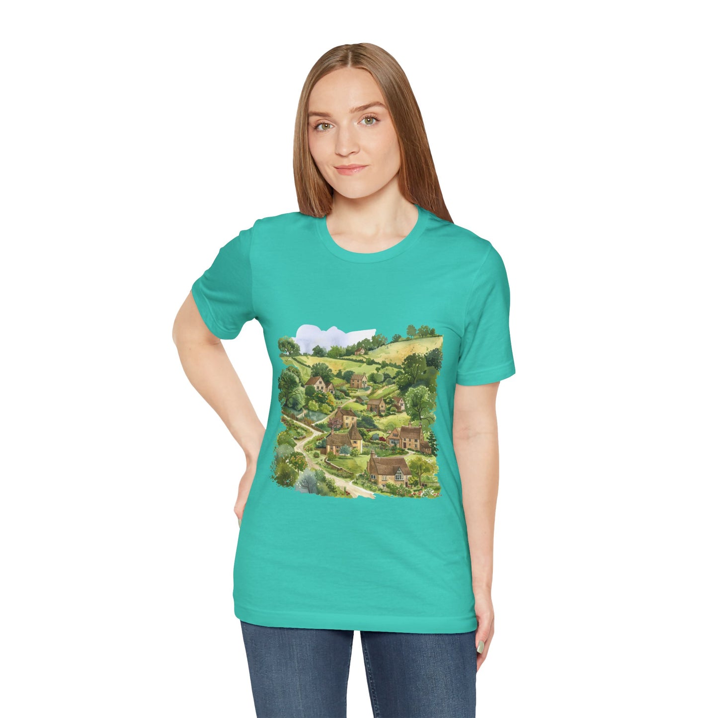 Unisex Jersey Short Sleeve Tee - Enchanting Landscapes of Britain
