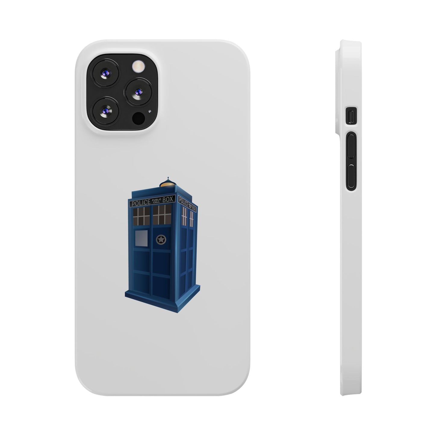 Doctor Who TARDIS Slim Phone Cases, Sci-Fi Phone Covers, Whovian Gifts, Geeky Accessories, Birthday Presents, Fun Tech Gear