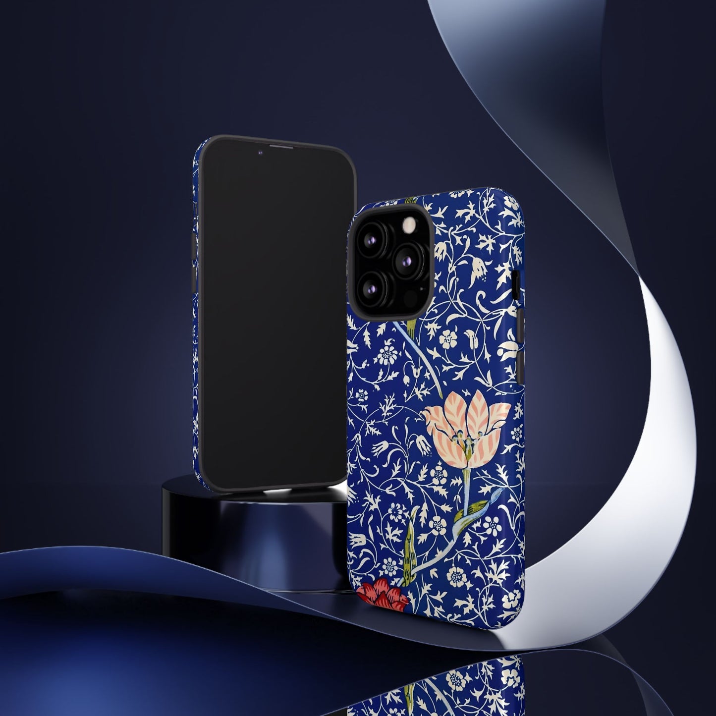 Floral Phone Case, Unique Tough Phone Cover, Gift for Her, Spring Decor, Durable Protective Case, Elegant Floral Design