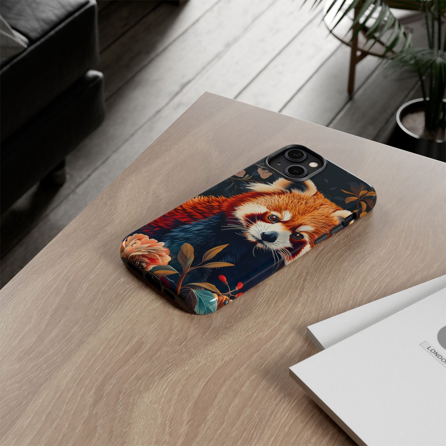 Cute Red Panda Phone Case, Wildlife Lover Gift, Tough Cases for iPhone, Nature-Themed Phone Cover, Animal Art Shell, Cute Tech Accessories