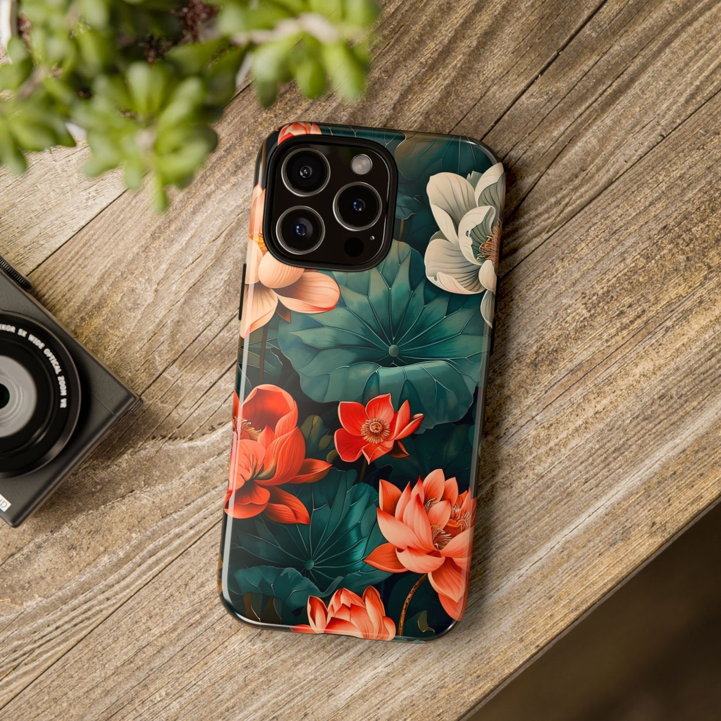 Flower Phone Case, Floral Phone Cover, Tough Case for Floral Lovers, Gift for Her, Stylish Tech Accessories