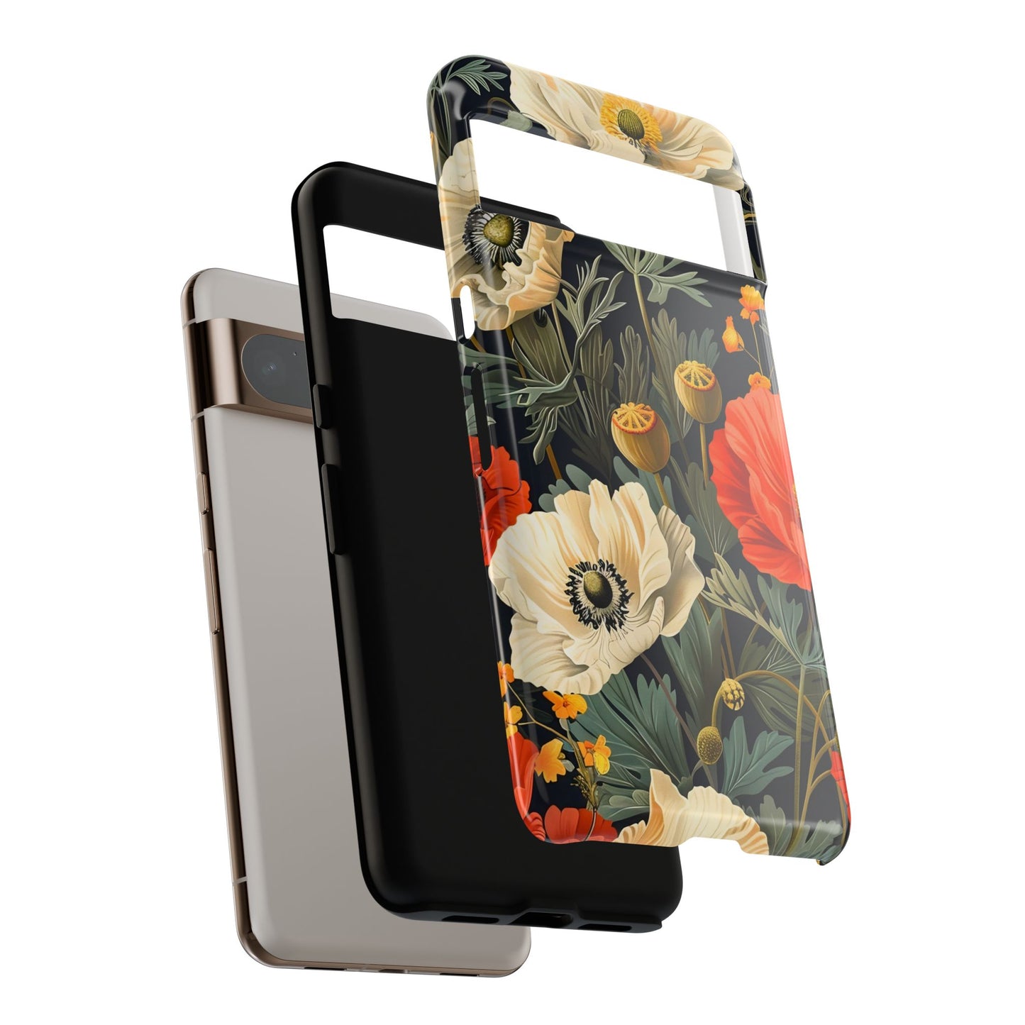 Floral Phone Case - Tough Cases with Vibrant Garden Design, Phone Accessory, Gift for Her, Spring Style, Nature Lover