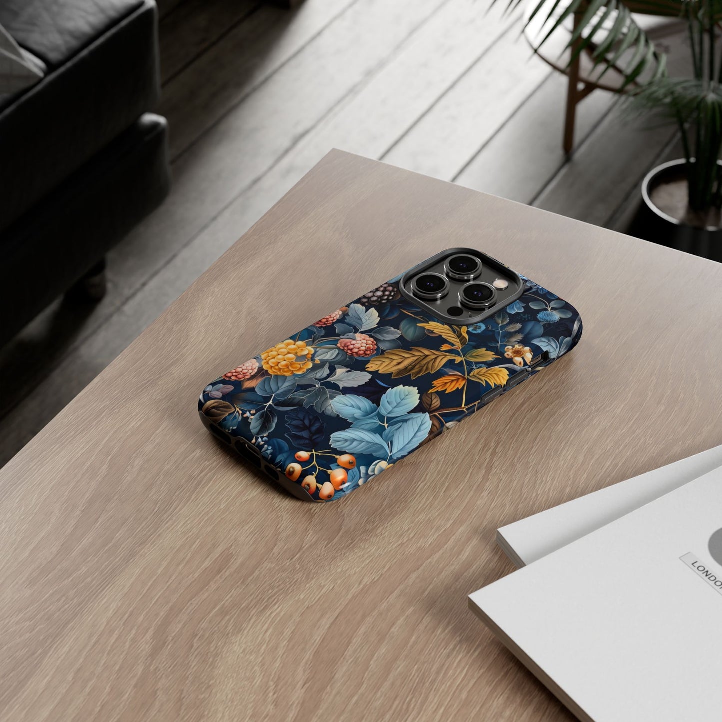 Floral iPhone Case, Tough Phone Cover, Nature-inspired Accessory, Gift for Her, Trendy Protection Case