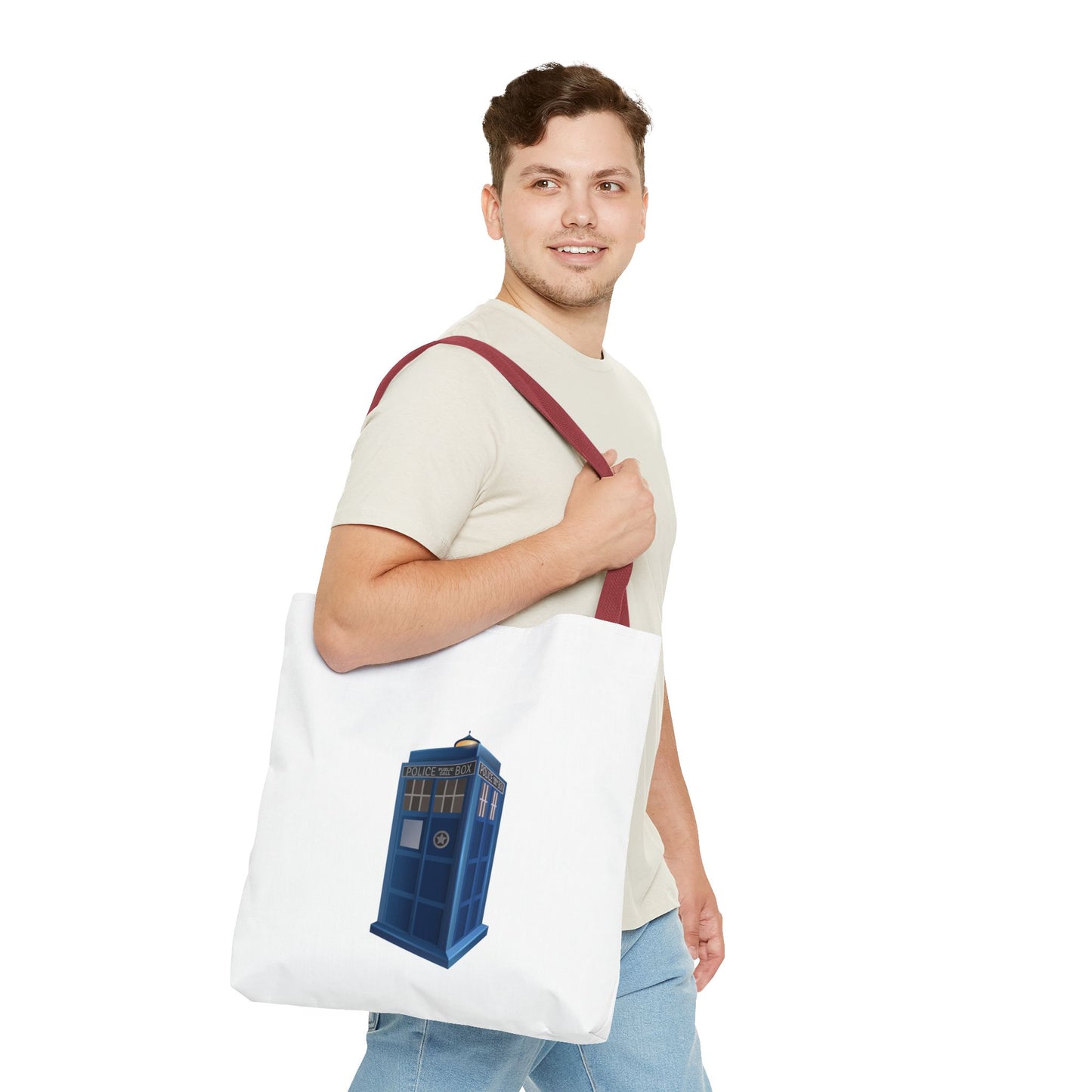 Doctor Who Inspired Tote Bag, Geek Chic, Whovian Gift, Cute Shopping Bag, Personalized Tote