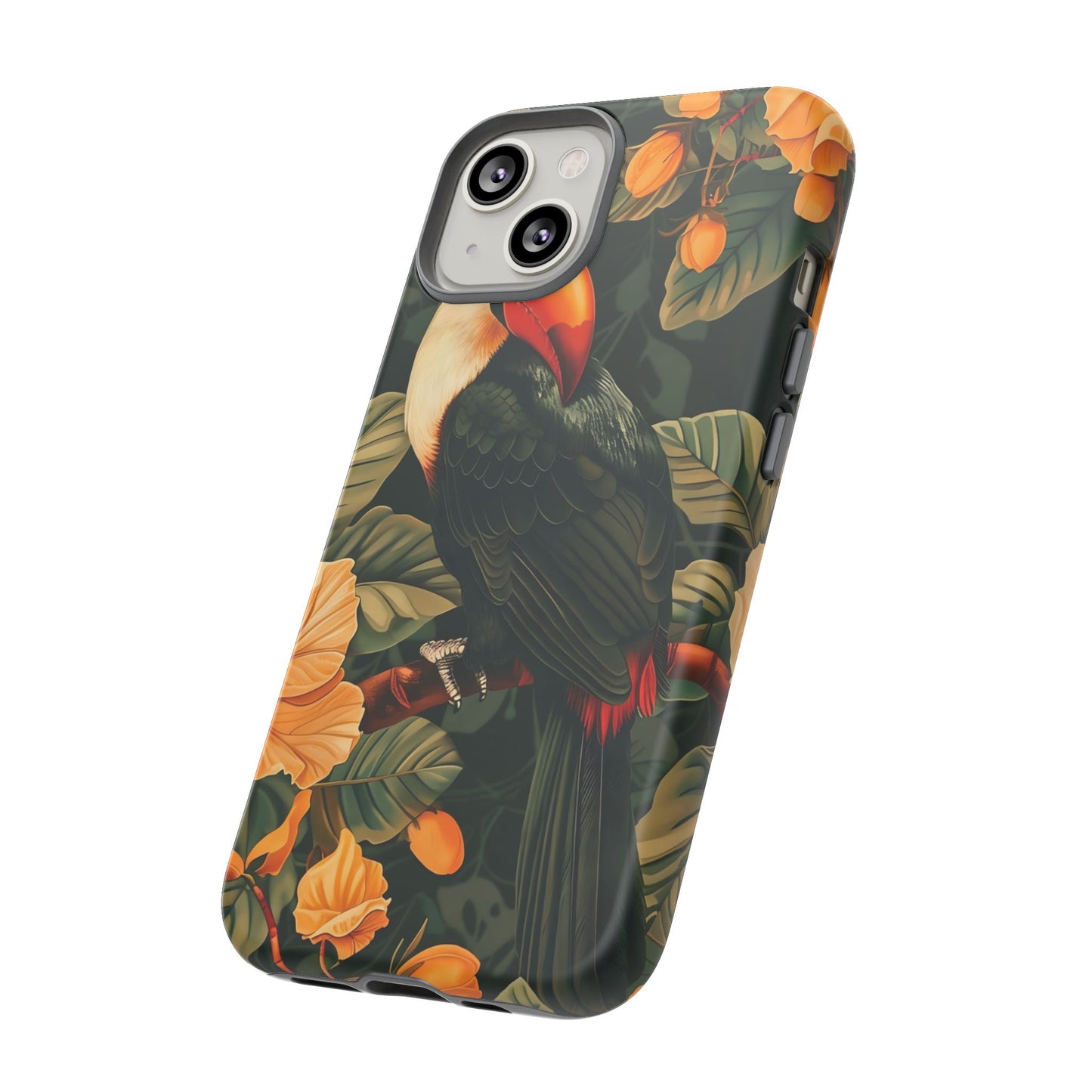 Tropical Toucan Phone Case, Exotic Bird Cover, Nature Lover Gift, Eco-Friendly Design, Customizable Tech Accessory