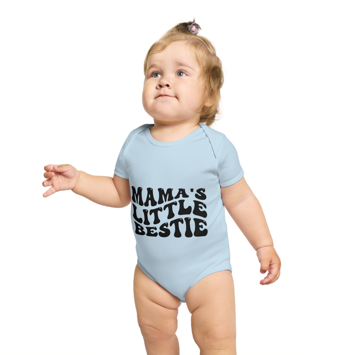 Mama's Little Bestie Baby Bodysuit - Cute Infant Outfit for Newborns