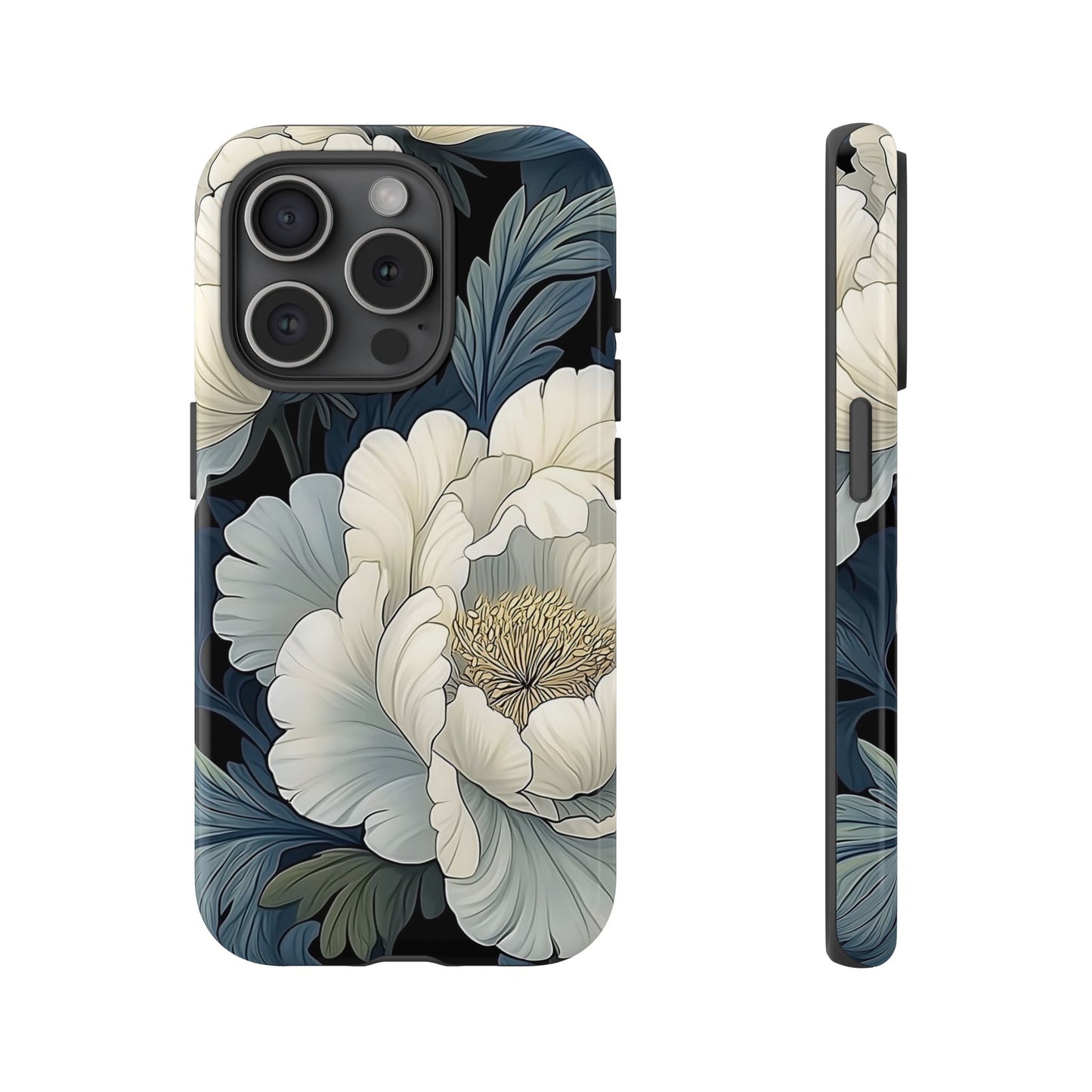 Floral Phone Case - Elegant Tough Cases for Nature Lovers, Stylish Protective Cover for Gifts, Birthdays, Mom's Day, Floral Design