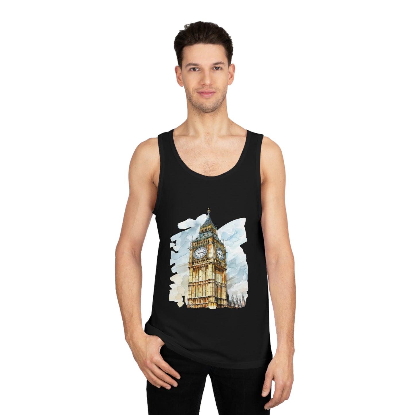 Unisex Softstyle™ Tank Top - Big Ben - Iconic British Tower