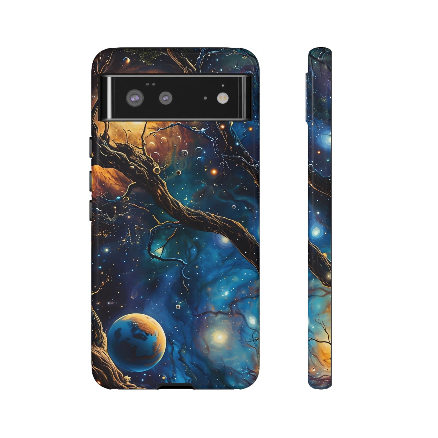 Galaxy Phone Case, Tough Cases with Cosmic Design, Unique Gift for Astronomers, Sci-Fi Fans, Starry Night, Outer Space