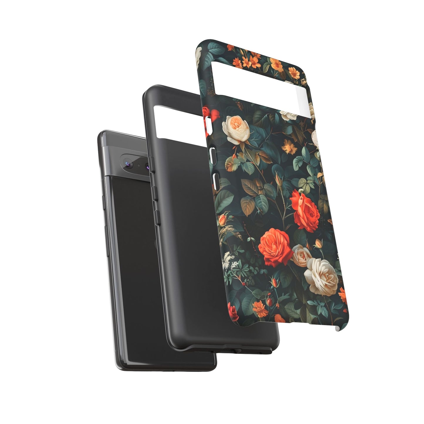Floral Phone Case | Tough Cases with Elegant Design | Gift for Her, Mother's Day, Birthdays, Personalized, Trendy Tech Accessories