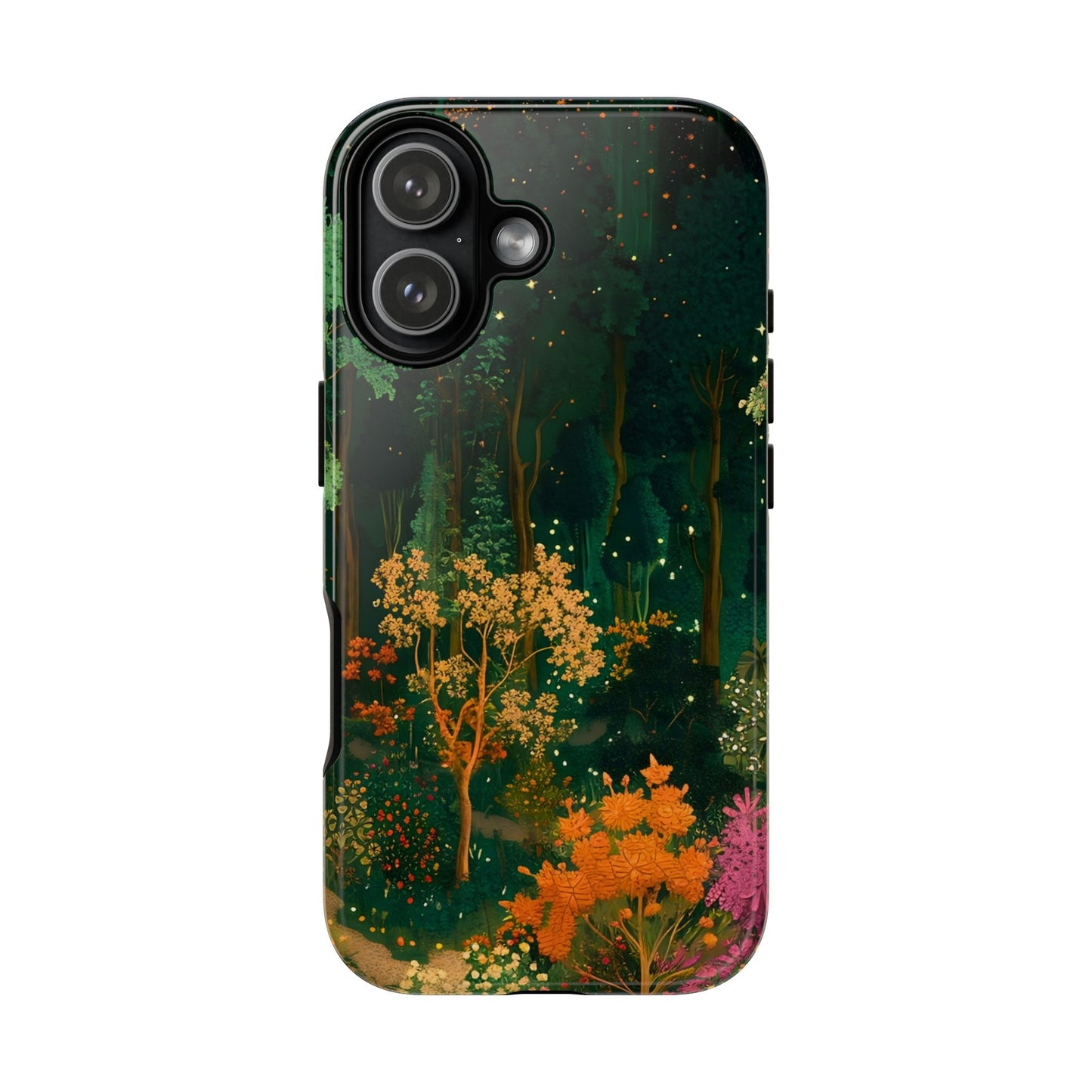 Nature-Inspired Phone Case, Floral Design, Tough iPhone Cover, Gift for Nature Lovers, Colorful Phone Accessory