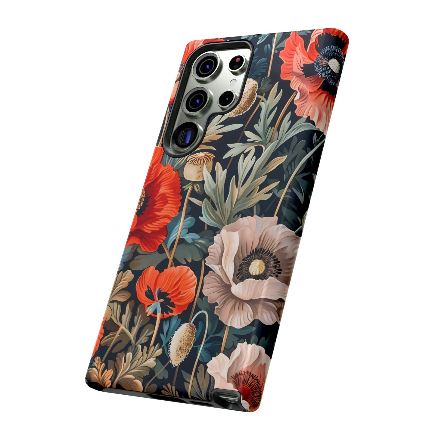 Floral Phone Case - Tough Cases, Flower Design, Chic Tech Accessories, Stylish Gifts, Unique Phone Protectors