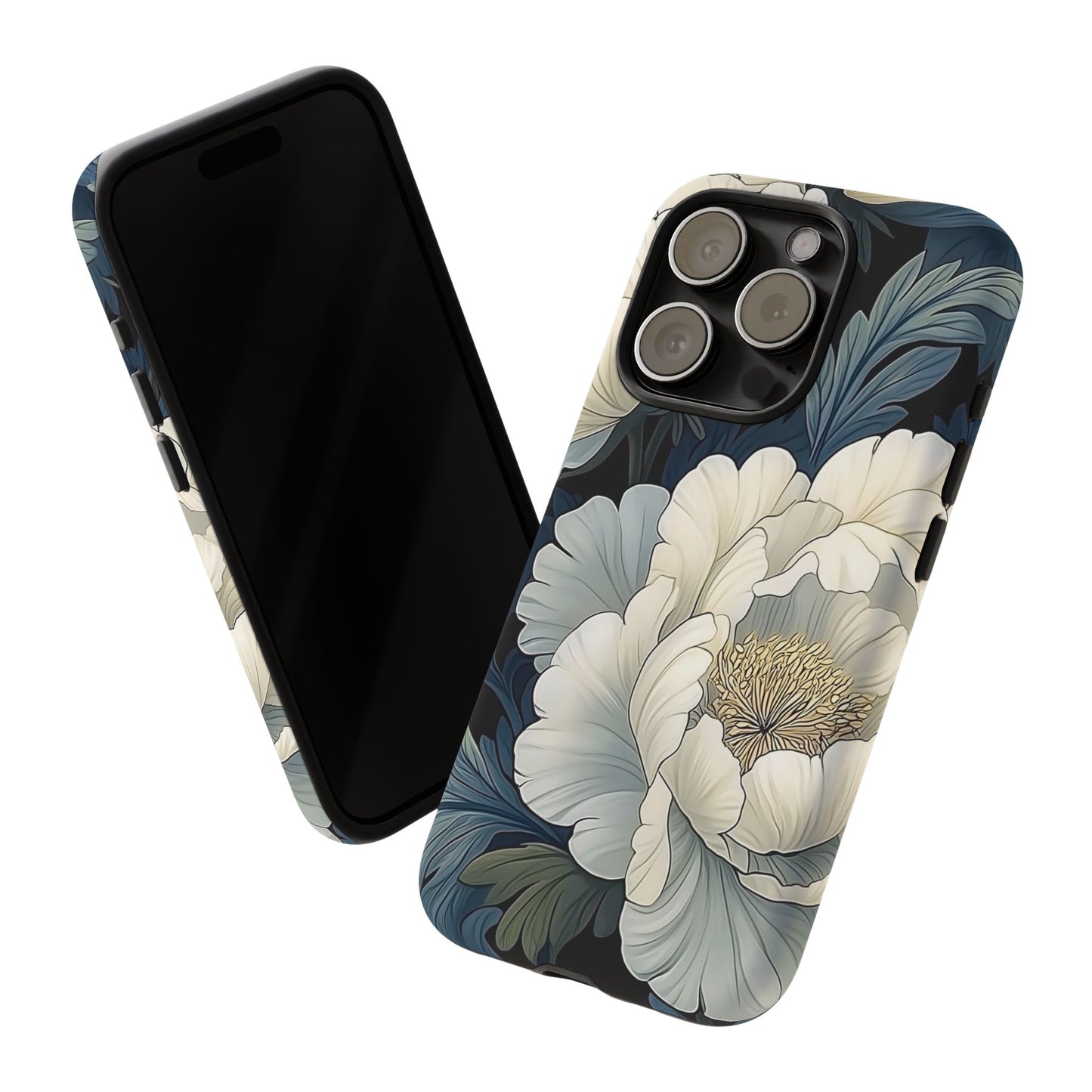 Floral Phone Case - Elegant Tough Cases for Nature Lovers, Stylish Protective Cover for Gifts, Birthdays, Mom's Day, Floral Design