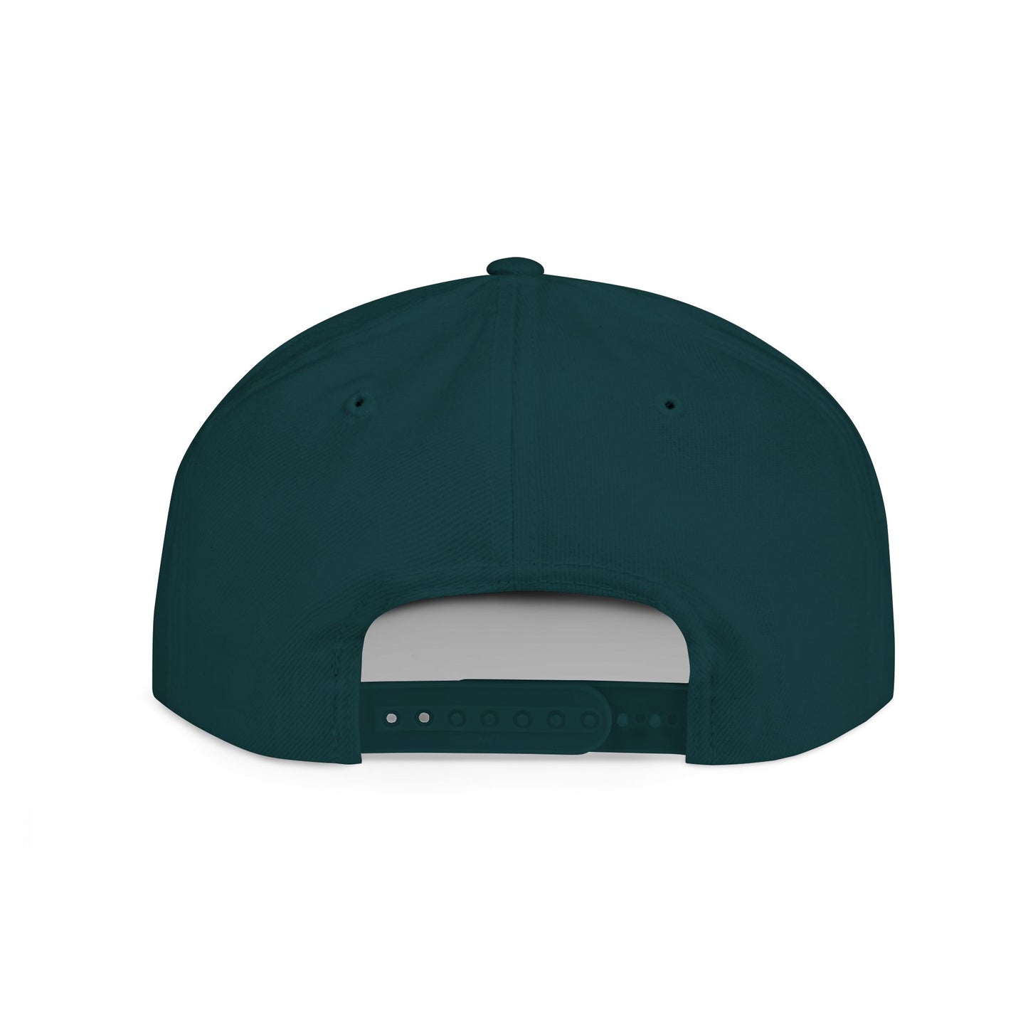 Vintage London England Icons - Scones & Tea Watercolor Flat Bill Snapback