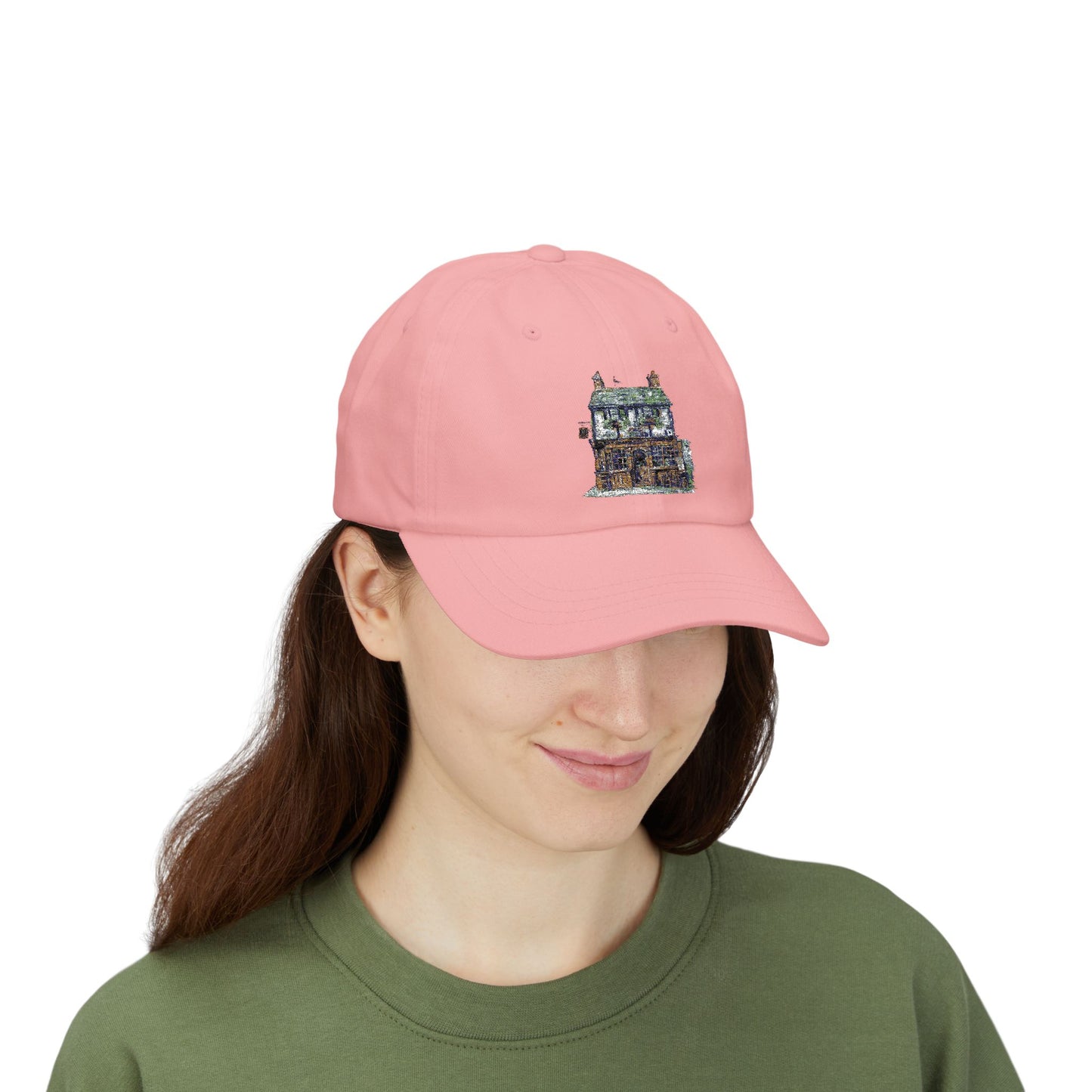 Classic Dad Cap with Charming Cottage Design | Perfect for Fathers Day, Casual Outings, Sun Protection, Everyday Wear, Gift Idea