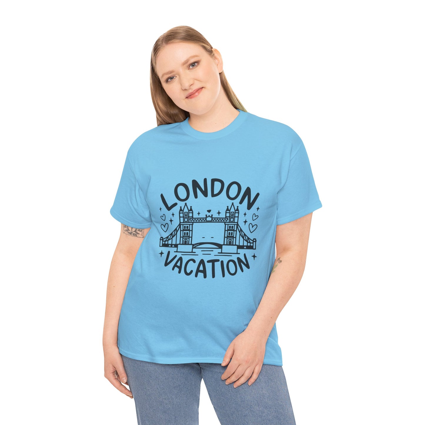 Unisex Heavy Cotton Tee - London's Cozy Vacations