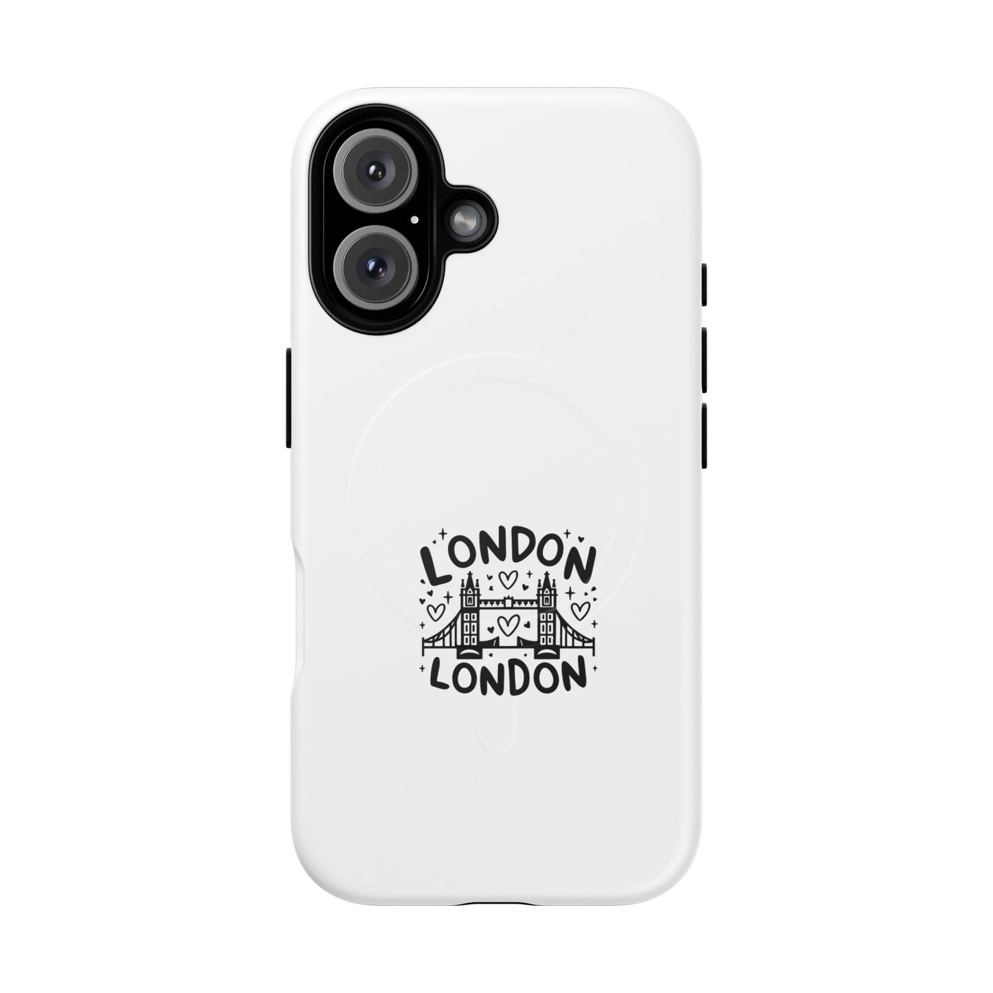 London-Inspired Tough Magnetic Cases | Perfect for Travelers, Gift for Friends, Unique Phone Protection, London Souvenirs, Travel Gifts