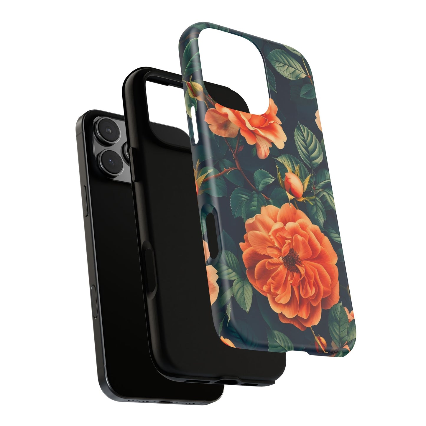 Floral Phone Case, Tough Cases for Nature Lovers, Botanical Design, Phone Protection, Gift for Her, Trending Floral Accessories