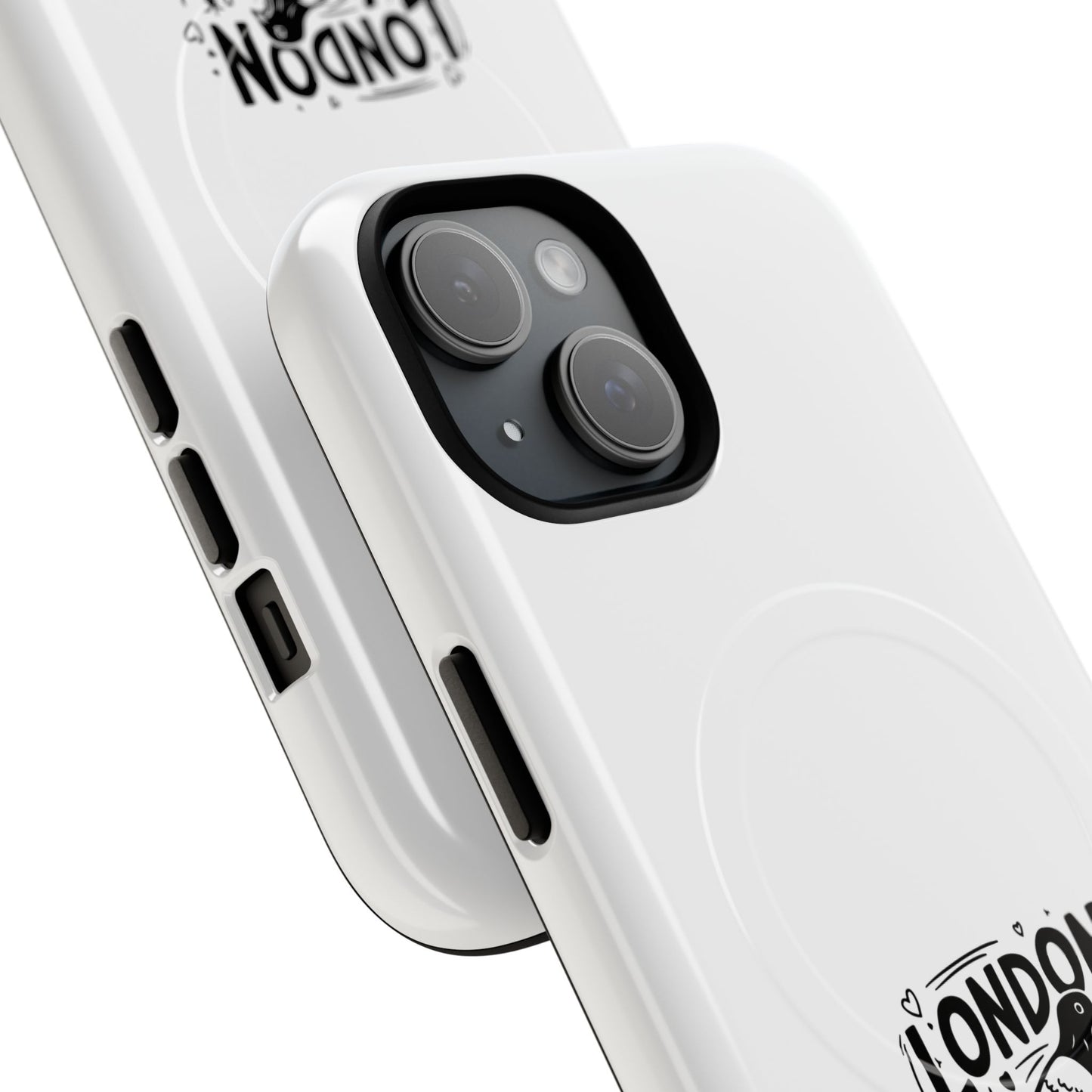 London Pigeon Rule Magnetic Phone Case, Tough Phone Cover, Gift for London Lovers, Unique Phone Accessories, Stylish Protection