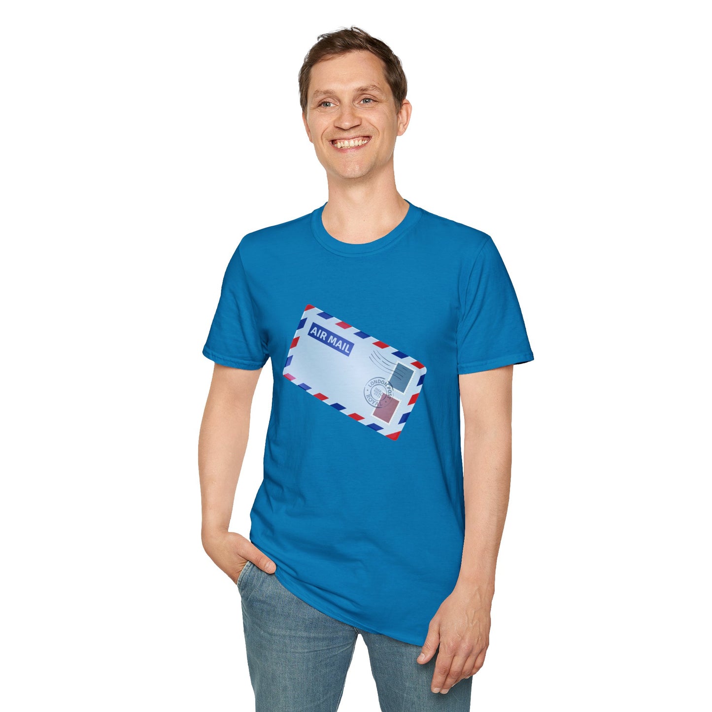 Unisex Softstyle T-Shirt - Vintage British Air Mail