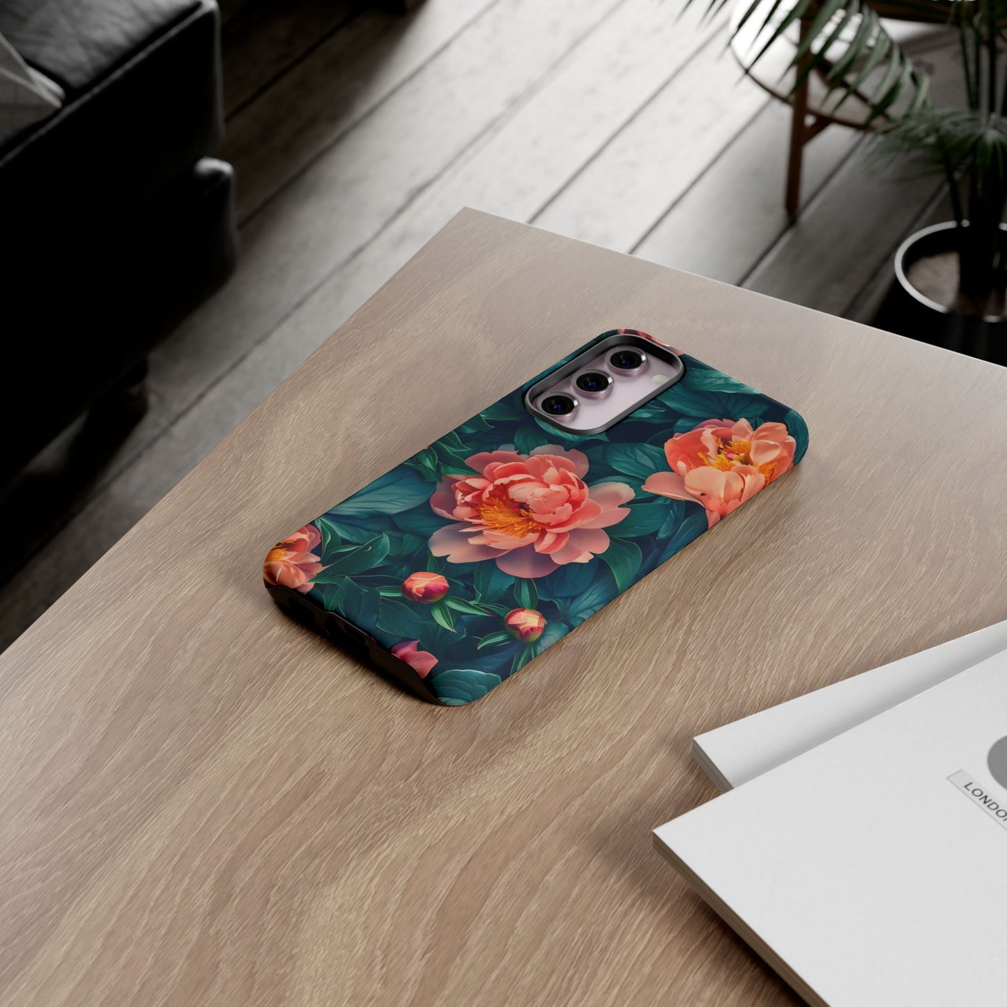 Floral Phone Case - Tough Cases, Flower Design, Botanical Art, Phone Accessory, Gift for Her, Nature Lovers