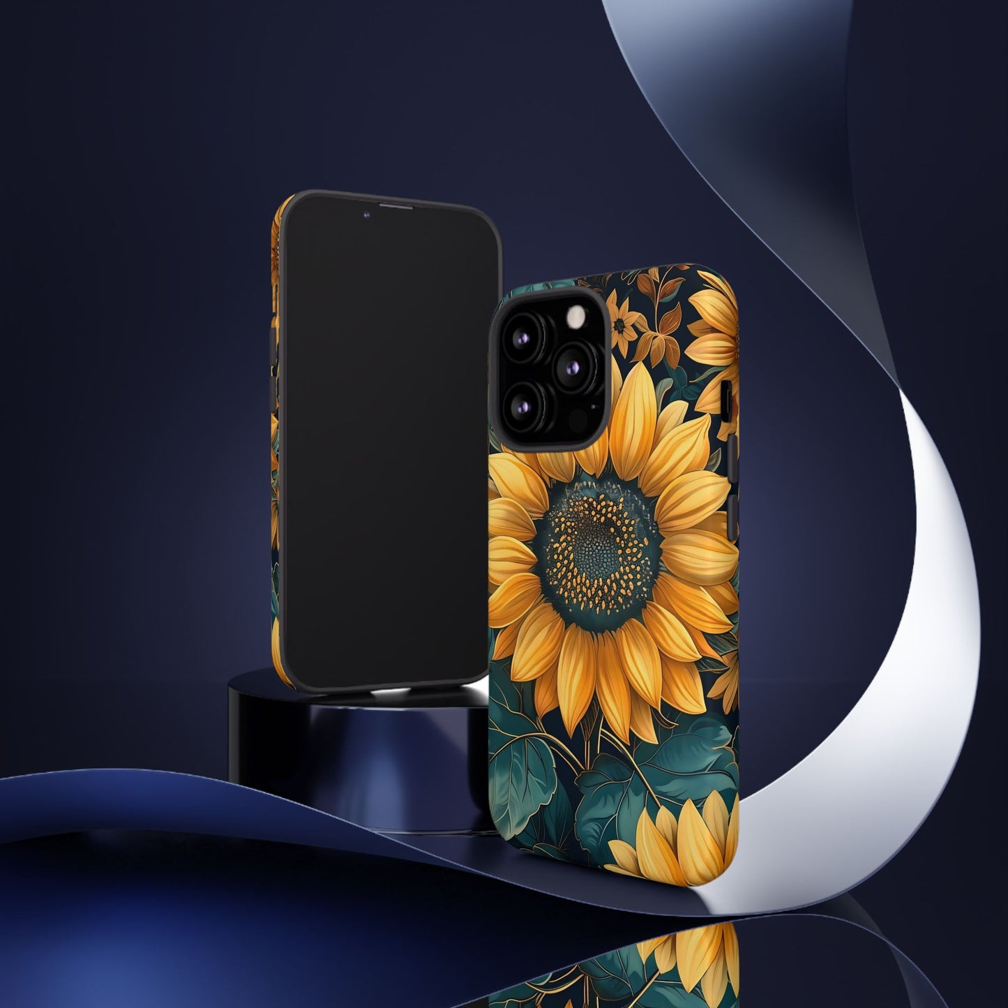 Sunflower Phone Case - Bright Floral Design, Stylish Tough Cover for Sunflower Lovers, Gift for Plant Enthusiasts, Mom Gift, Nature Lovers