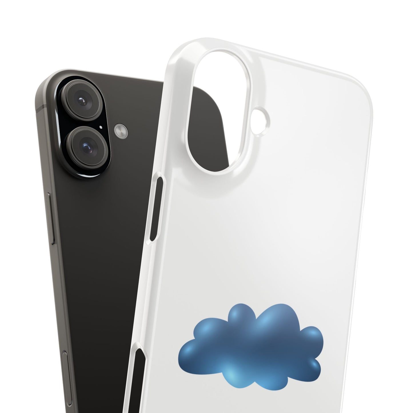 Cloud Design Slim Phone Cases - Aesthetic Protection for Your Device, Cute Phone Cover, Trendy Accessories, Gift for Her, Cloudy Vibes