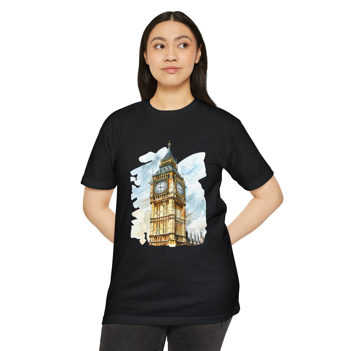 Unisex CVC Jersey T-shirt - Timeless Icon - The UK’s Famous Clock Tower