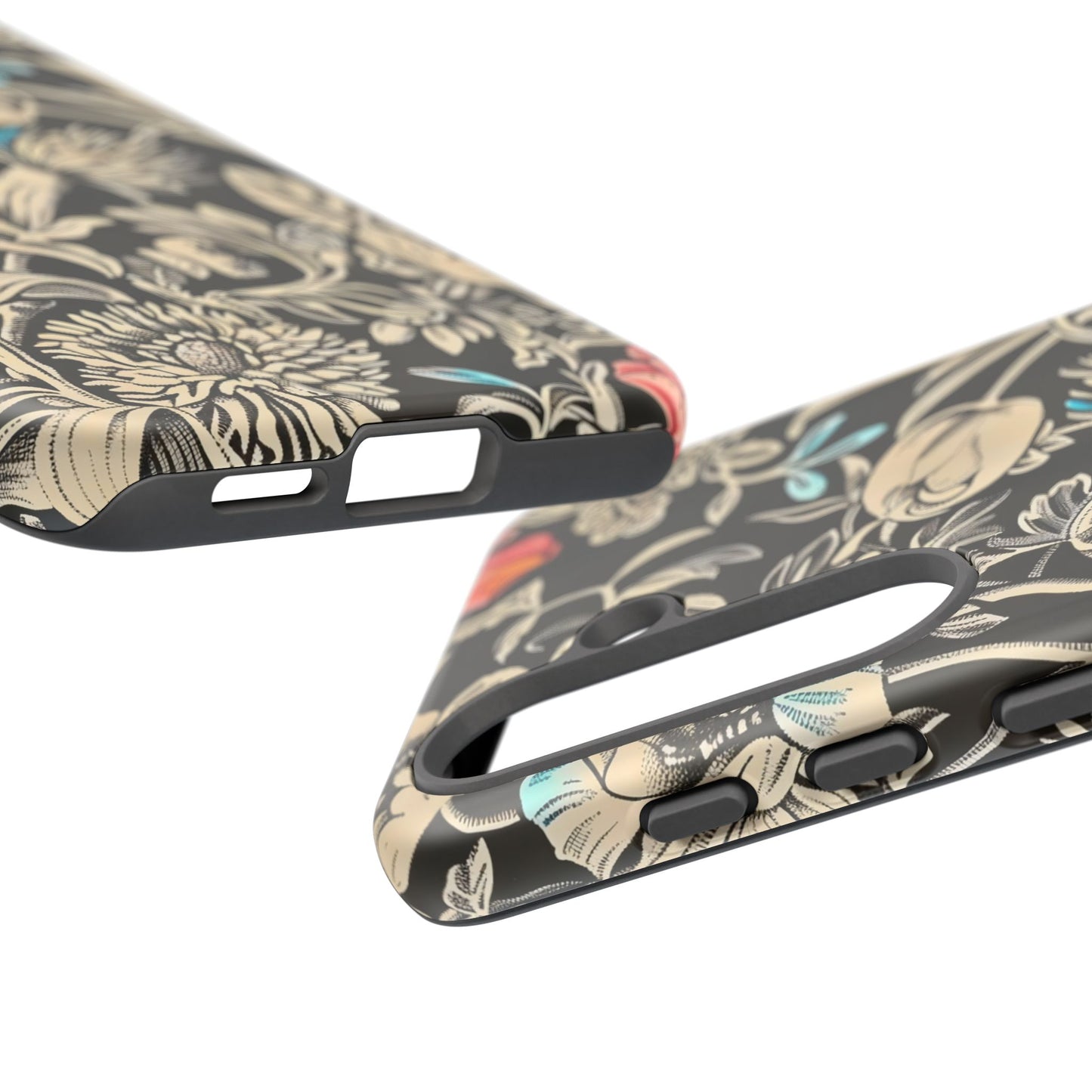 Floral Phone Case, Tough Cases, Flower Design, Gift for Her, Spring Accessory, Unique Phone Cover, Eco-Friendly