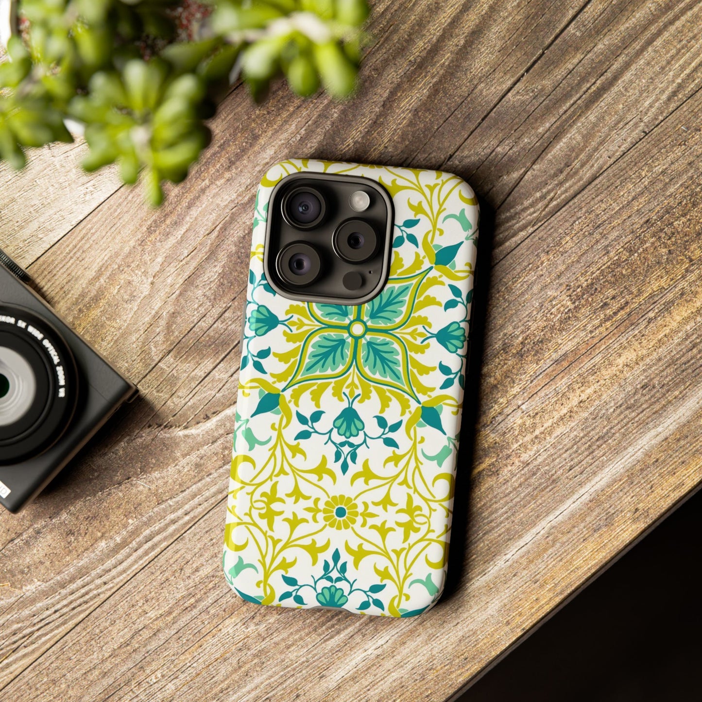 Vibrant Floral Phone Case - Protective Cover for iPhone, Stylish Gadget Accessory, Perfect Gift for Her, Home Decor, Trendy Tech