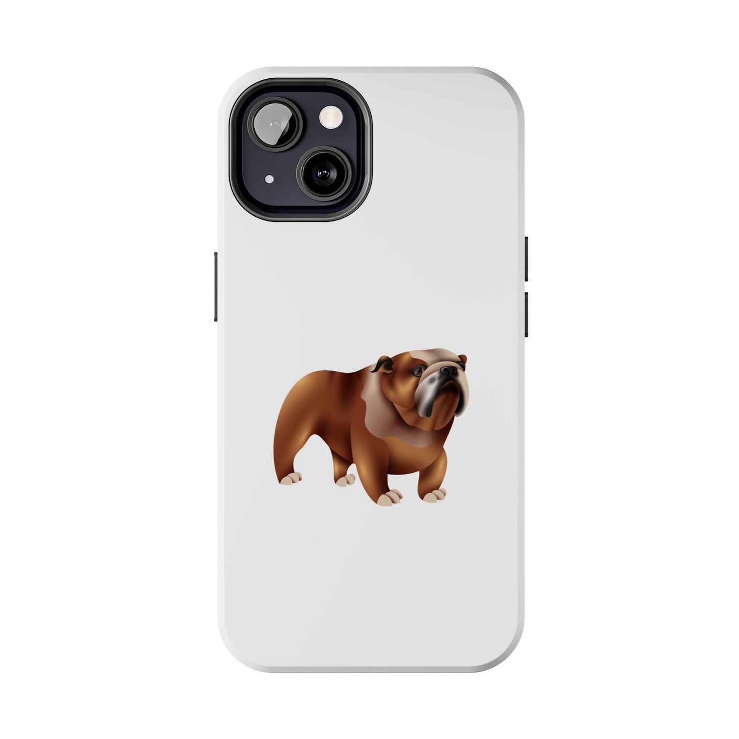 Bulldog Tough Phone Case, Durable Dog Lover Accessory, Pet-Themed Phone Cover, Unique Gift for Dog Owners, Cute Pet Cases