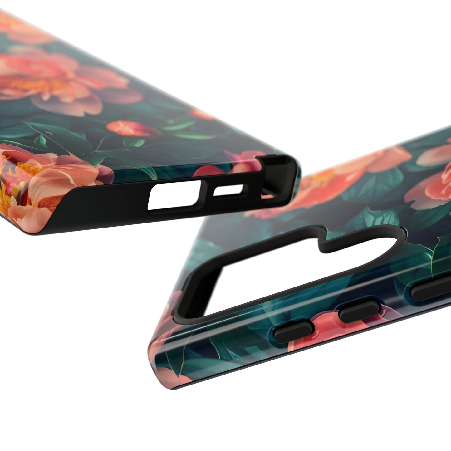 Floral Phone Case - Tough Cases, Flower Design, Botanical Art, Phone Accessory, Gift for Her, Nature Lovers