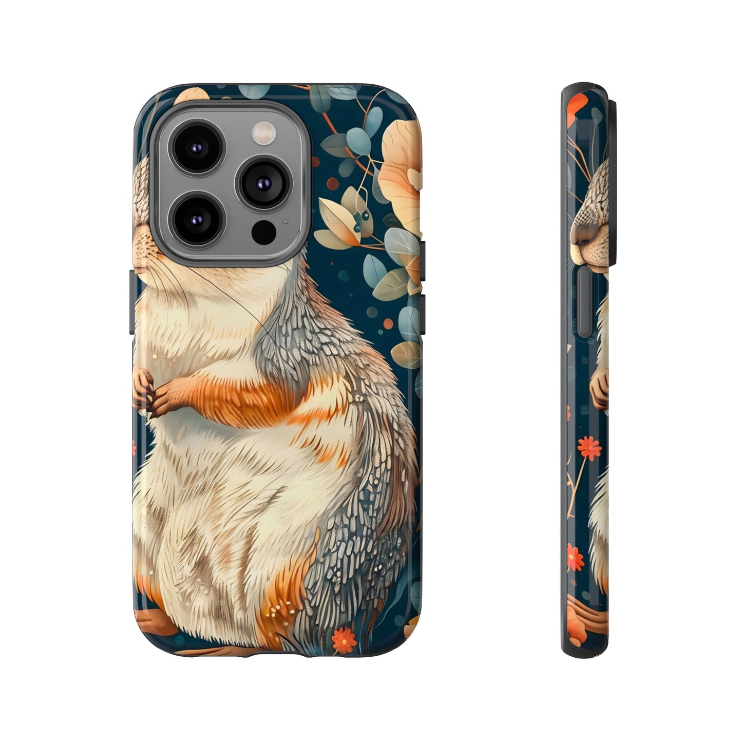 Cute Animal Phone Case, Tough Cases with Adorable Design, Perfect for Gifts, Nature Lovers, Holiday Decor, Eco-Friendly