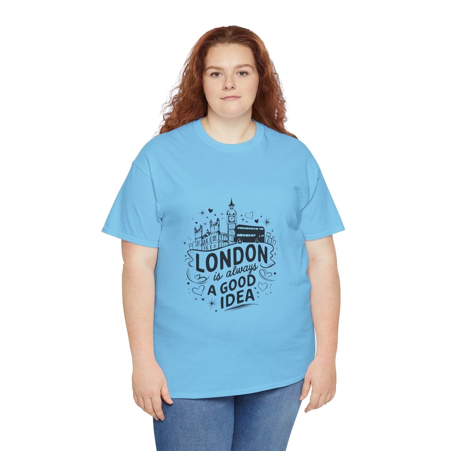 Unisex Heavy Cotton Tee - London is always a good idea