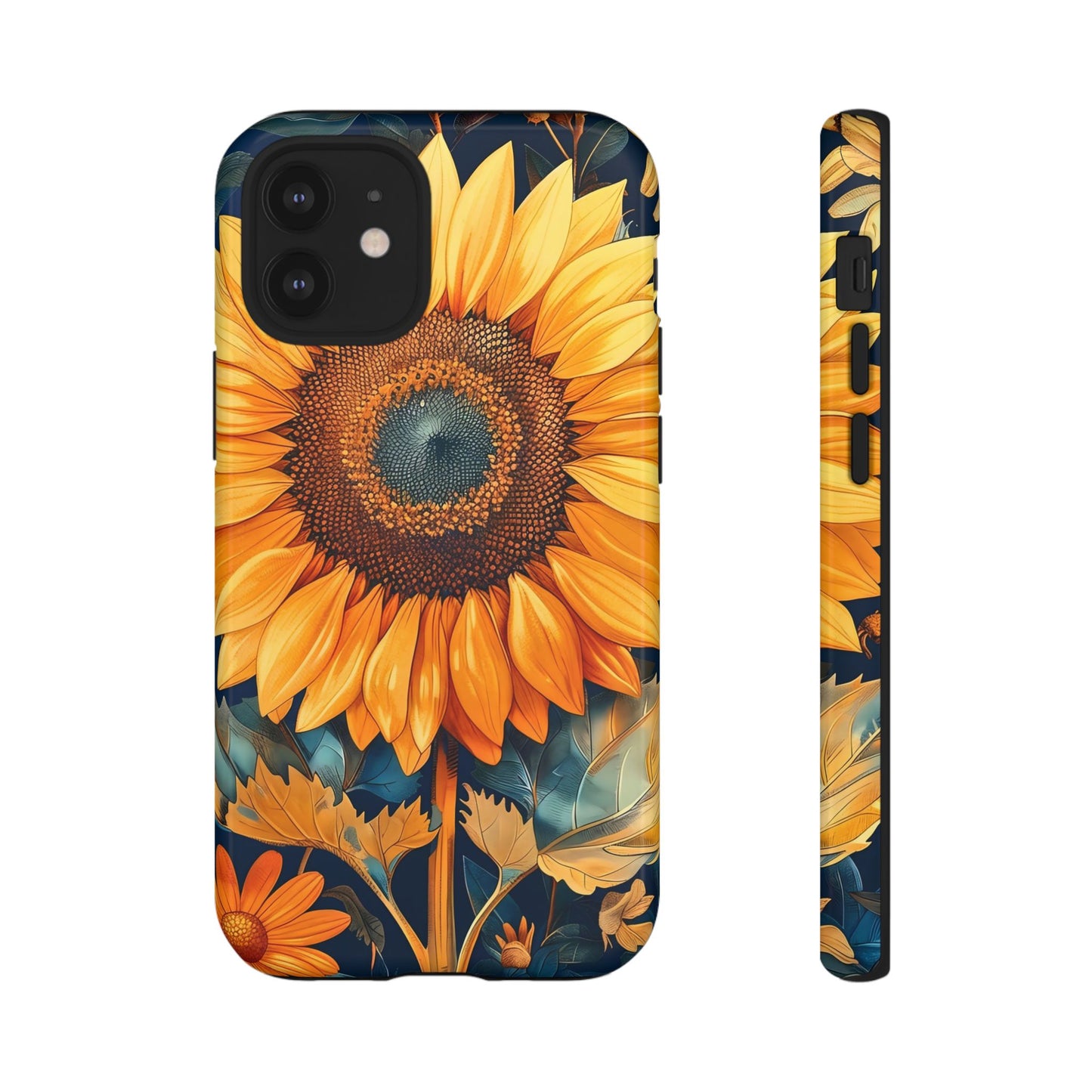 Sunflower Phone Case - Floral Design for Nature Lovers, Cute Spring Accessory, Gift for Her, Eco-Friendly Cover
