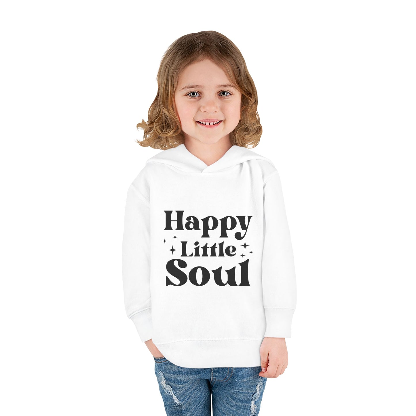 Happy Little Soul Toddler Hoodie - Cozy Fleece Pullover for Kids