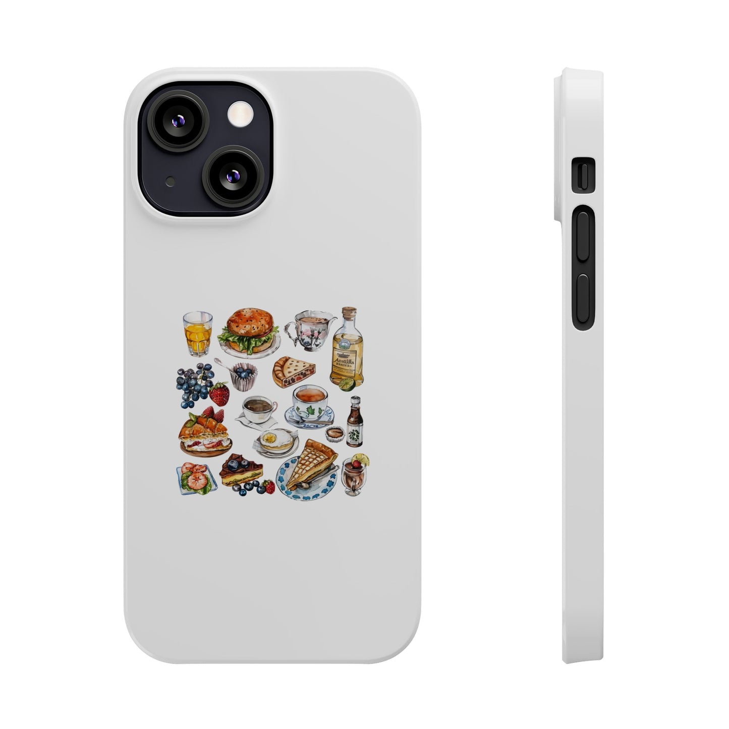 Delightful Foodie Phone Cases for Culinary Lovers | Slim Protective Cases | Ideal Gift for Food Enthusiasts, Unique Kitchen Decor
