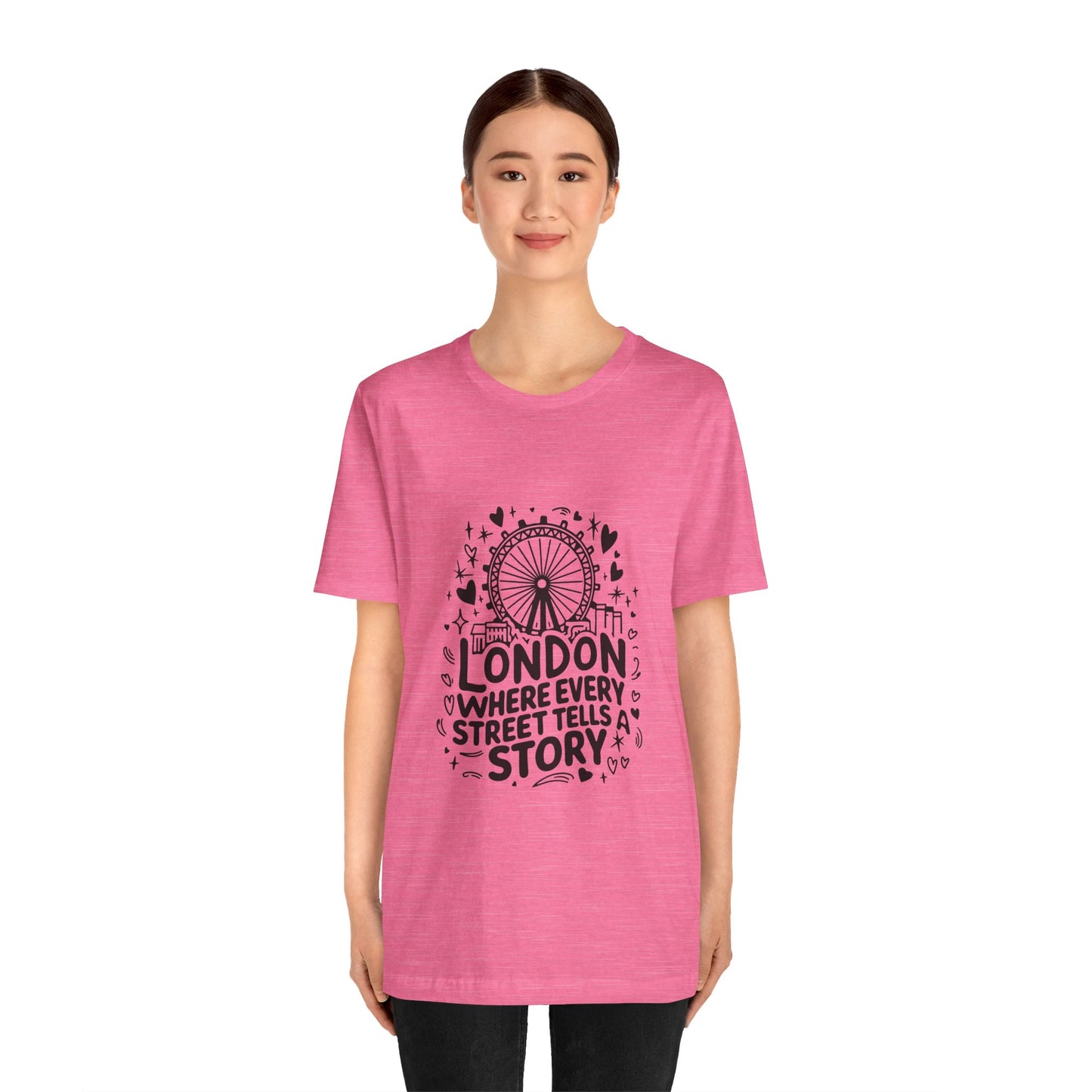 Unisex Jersey Short Sleeve Tee - London's Story Telling Street