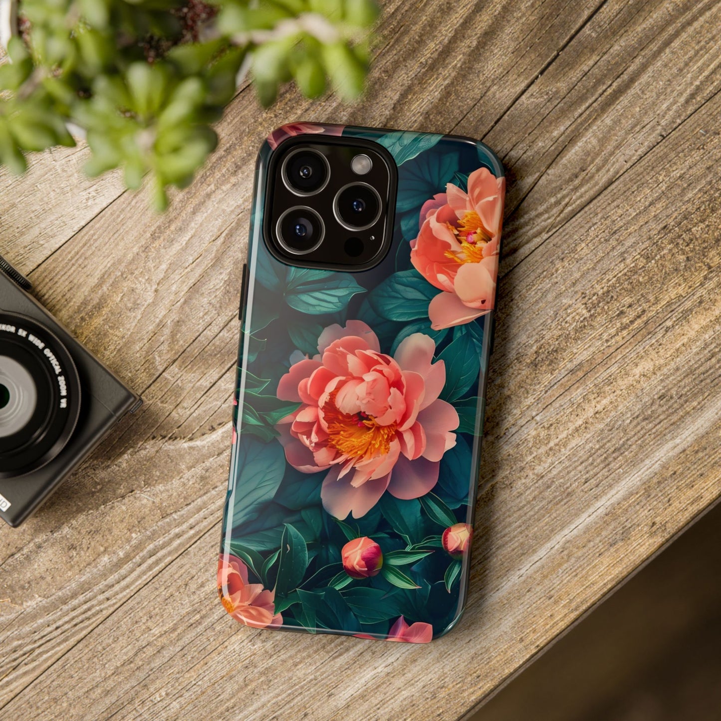Floral Phone Case - Tough Cases, Flower Design, Botanical Art, Phone Accessory, Gift for Her, Nature Lovers