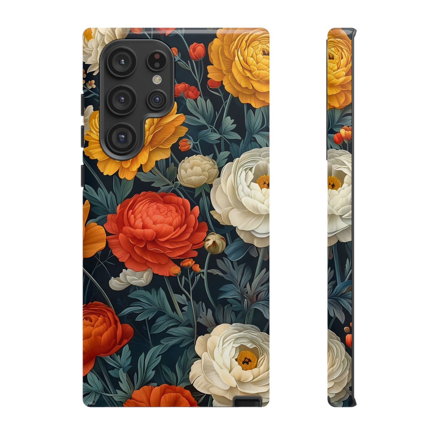 Floral Tough Case for Phones | Durable Floral Phone Cover, Boho Chic, Unique Gift for Her, Phone Protection, Flower Design